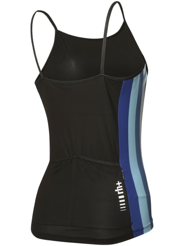 rh+ Fahrradtrikot Rainbow W Spaghetto in black-rainbow blue