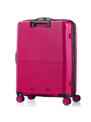 Pack Easy Jet 4 Rollen Trolley 64 cm mit Dehnfalte in rot