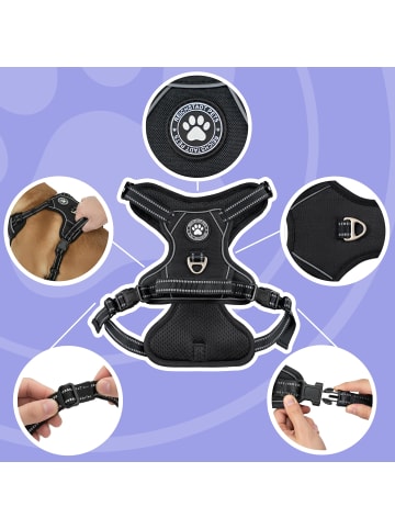 Reichstadt Hundegeschirr L in Black