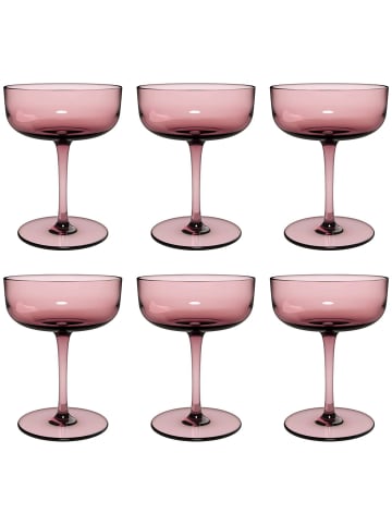like. by Villeroy & Boch 6er Set Sektschalen / Dessertschalen Like Glass 100 ml in Grape