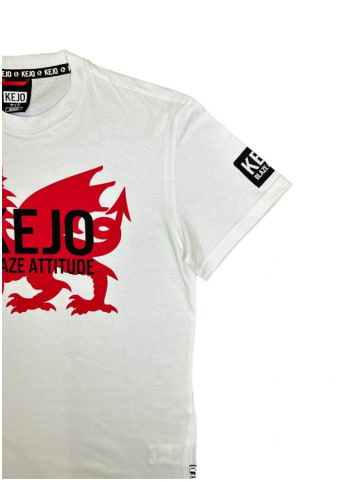 KEJO T-Shirt 505A3MXOS0XMD Weiß