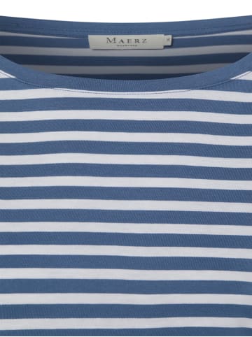 März T-Shirt in indigo weiß