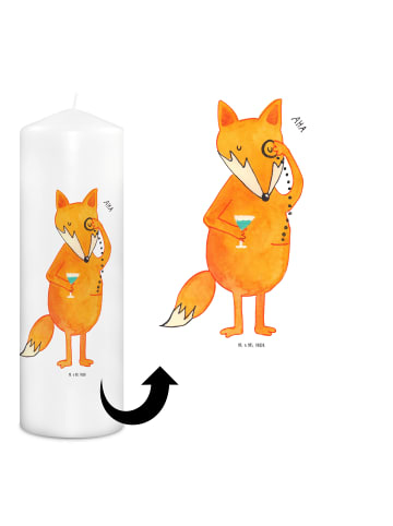Mr. & Mrs. Panda Wunschkerze Fuchs Lord ohne Spruch in Weiß