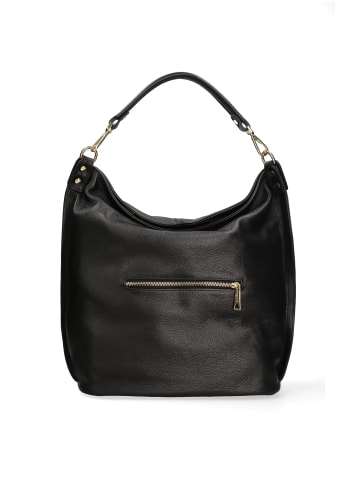 John Richmond Schultertasche in BLACK AND GOLD