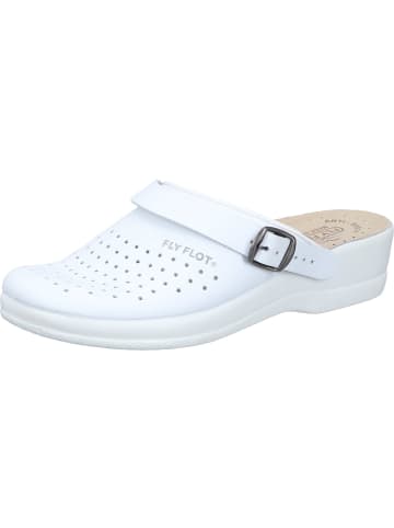 FlyFlot Clogs ohne Absatz in weiß