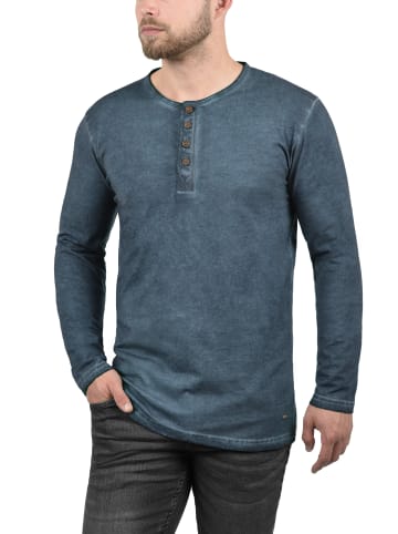 !SOLID Rundhalsshirt in blau