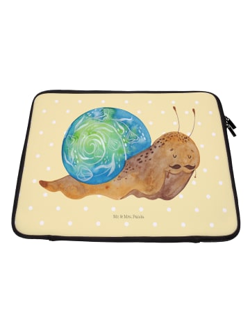 Mr. & Mrs. Panda Hülle Laptop Schnecke Sir ohne Spruch in Gelb Pastell