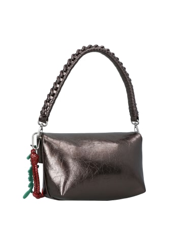 Desigual Half Trokel Schultertasche 22.5 cm in brushed silver