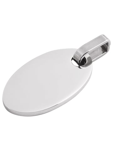 Adeliás Unisex Anhänger aus Edelstahl in silber