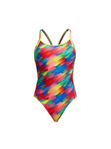 Funkita Badeanzug Stroked in bunt