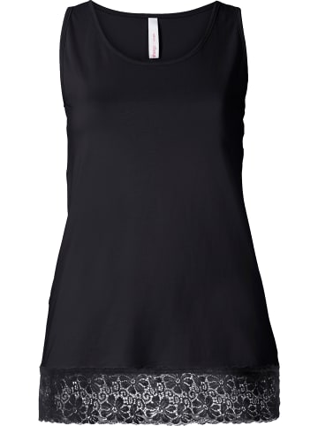 sheego Tanktop in schwarz