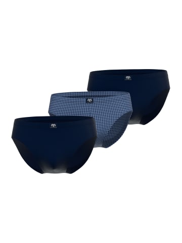 CECEBA Slip 3Er Pack Daytona in blau-mittel-Allover
