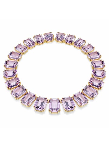 Swarovski Halskette in violett
