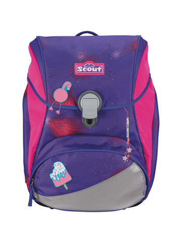Scout Alpha Schulranzen-Set 4-tlg. DIN Summer in lila