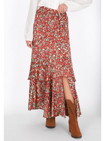 IZIA Skirt in red multicolor