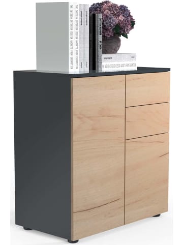 ebuy24 Sideboard Dalosa 9 Anthrazit 70 x 39 cm