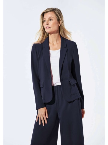 GOLDNER Kurzgröße:  Jersey-Blazer in marine