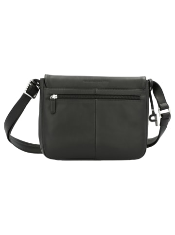 PICARD Timeless Umhängetasche Leder 25 cm in schwarz