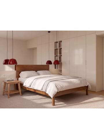 Beliani Doppelbett BOISSET in Braun - (W) 125 x (H) 101 x (L) 205 cm