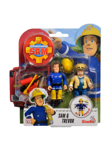 Feuerwehrmann Sam  Sam & Trevor | Feuerwehrmann Sam | Spiel-Figuren Set | Simba Toys