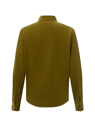 Cordbluse in oliv - 0034