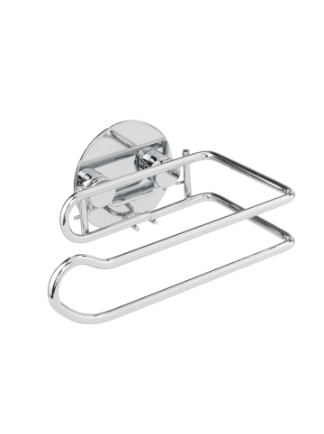 Wenko Toilettenpapierhalter in Silbern, (B) 14 x (H) 9 x (L) 6 cm