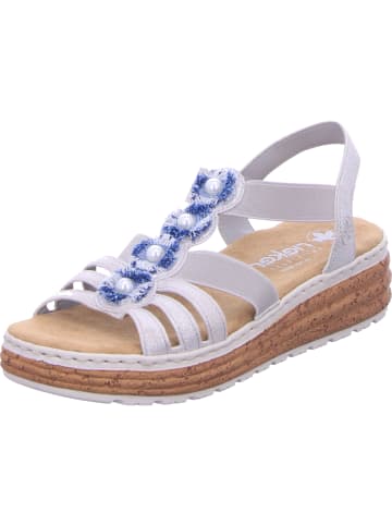 rieker Keilsandaletten in fog/silver