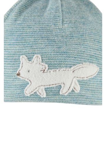 Sterntaler Beanie Fuchs in blaugrau