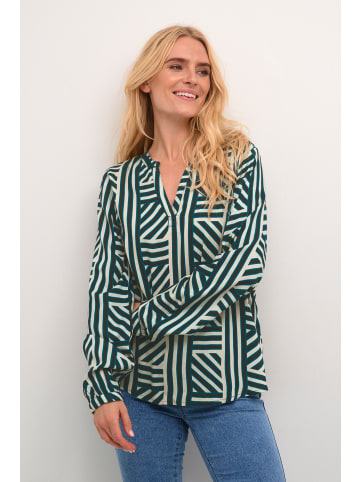 Kaffe Langarm-Bluse KAkenny Regular fit in Java Vintage/Letter Print