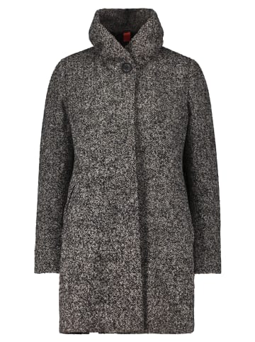 Gil Bret Wolljacke mit Stehkragen in Taupe/Black