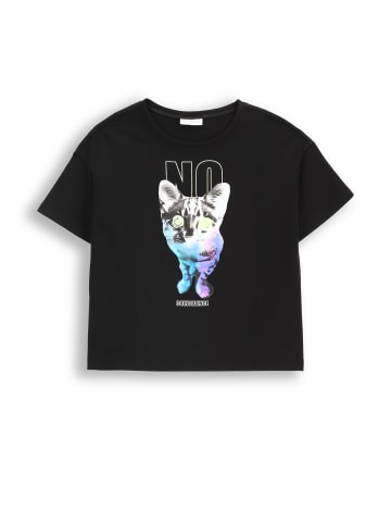 Coccodrillo T-Shirt mit kurzen Ärmeln in schwarz