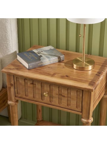Signature Nachttisch GEORGES in Dunkles - (W)45  x (H)65  x (L)35 cm