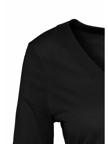 LASCANA Blusenshirt in schwarz