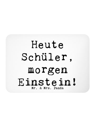 Mr. & Mrs. Panda Kühlschrankmagnet Spruch Schulanfang Inspiratio... in Weiß