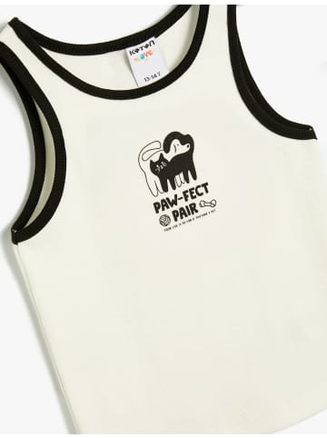 KOTON Tanktop in Ekru