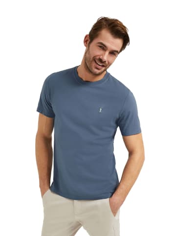 Polo Club T-Shirt in Denim Blau
