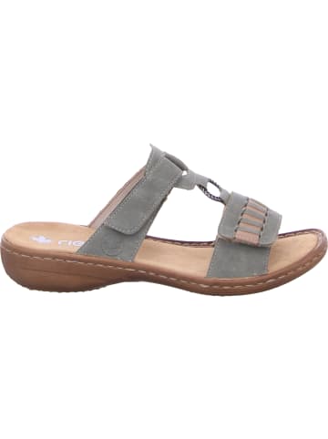 rieker Pantoletten in schilf/beige