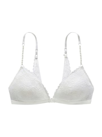 LASCANA Bralette in weiß