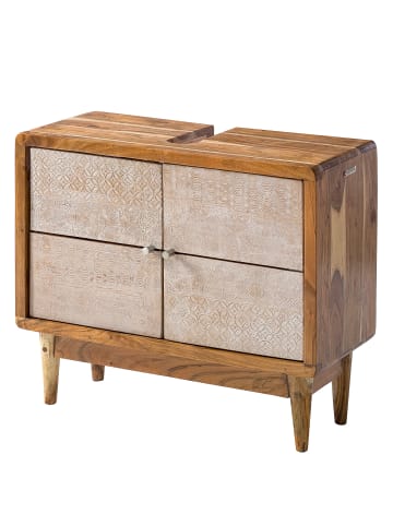 home24 Massiver Waschbeckenunterschrank BUUDA in Akazie