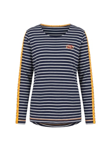 LAURASØN Langarmshirt in marine