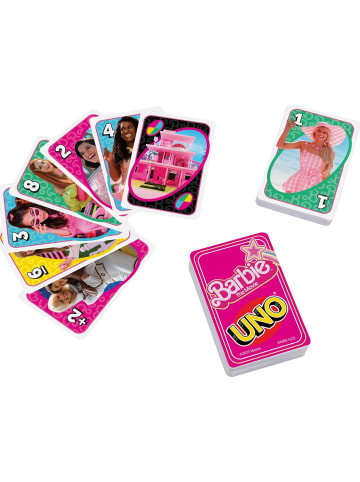 Mattel Barbie The Movie UNO Kartenspiel Sonderregeln für 2-10 Spieler 7+ HPY59