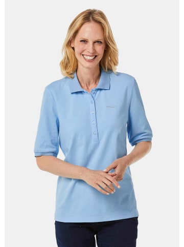 GOLDNER Poloshirt in himmelblau