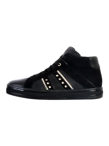 Geox Leelu High-Top-Sneaker aus Leder Schwarz