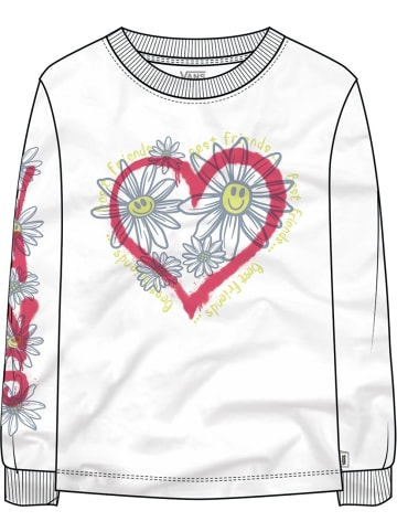 Vans Shirt "Daisy Hearts Ls" in Weiß