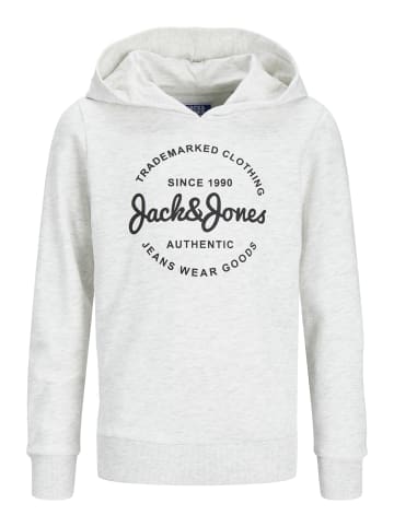 JACK & JONES Junior Hoodie 'Forest' in weiß