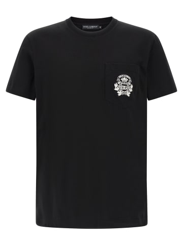 Dolce & Gabbana Schwarz Baumwolle T-Shirt