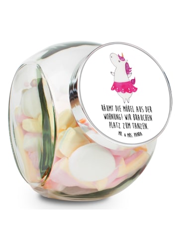 Mr. & Mrs. Panda gewürzglas Einhorn Ballerina mit Spruch in Weiß