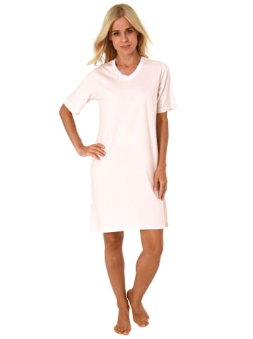 NORMANN Nachthemd kurzarm - 45041 in rosa