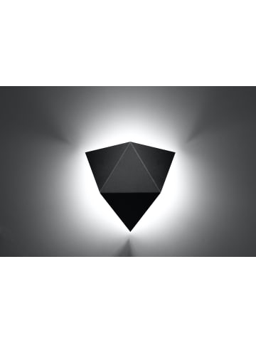 Nice Lamps Wandleuchte ESTEL Stahl in Schwarz loft geometrische Lampe 2XG9 LED NICE LAMPS