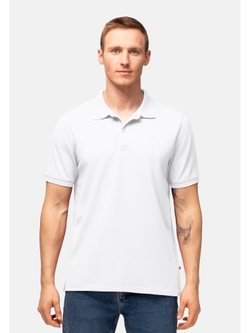 DANISH ENDURANCE Poloshirt Classic Fit in White/Navy